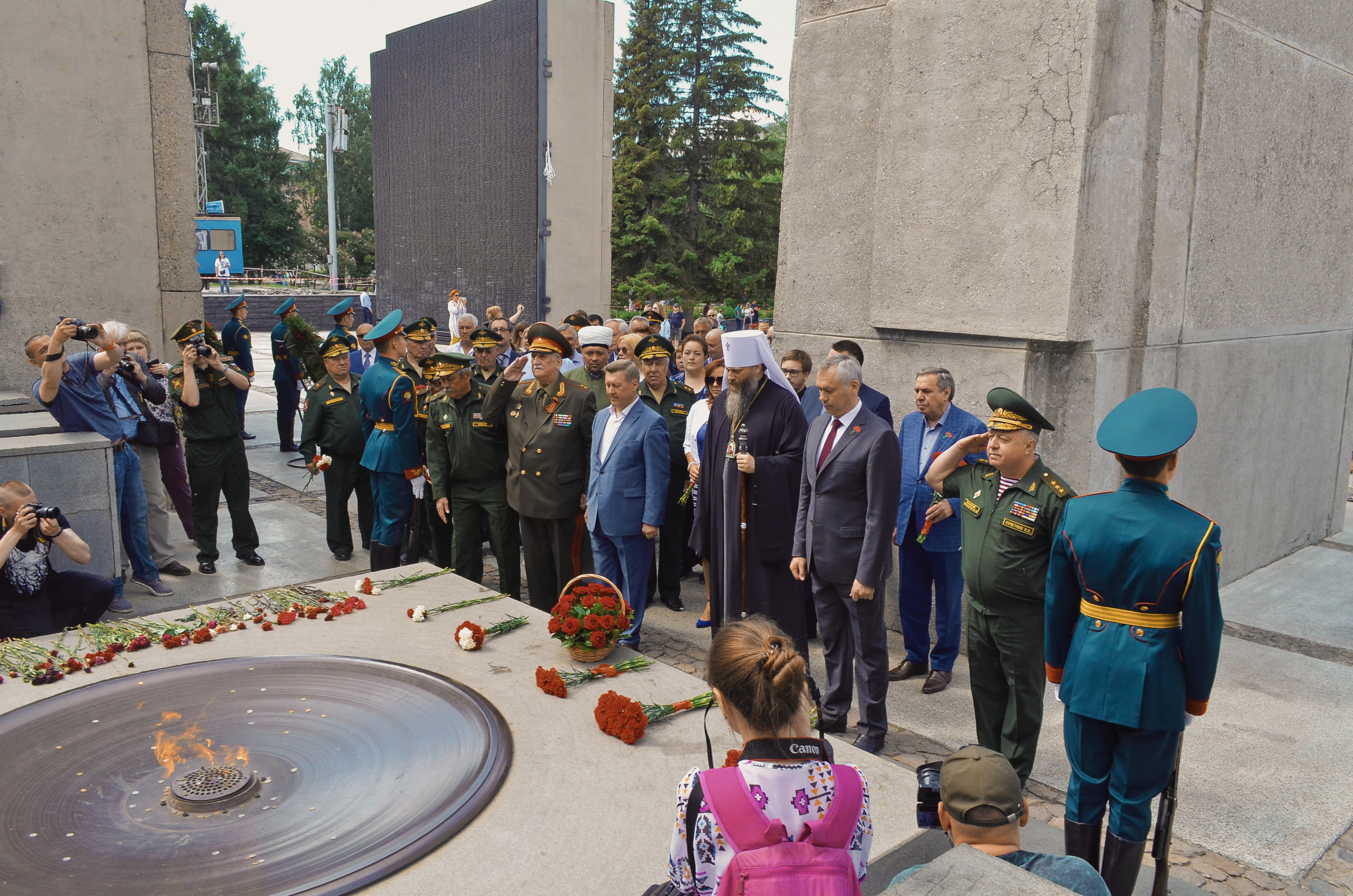 В Новосибирске почтили память погибших в годы Великой Отечественной войны