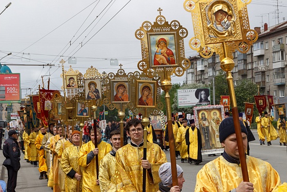 26 мая в Новосибирске состоялся многотысячный общегородской крестный ход, посвященный Дню славянской письменности и культуры