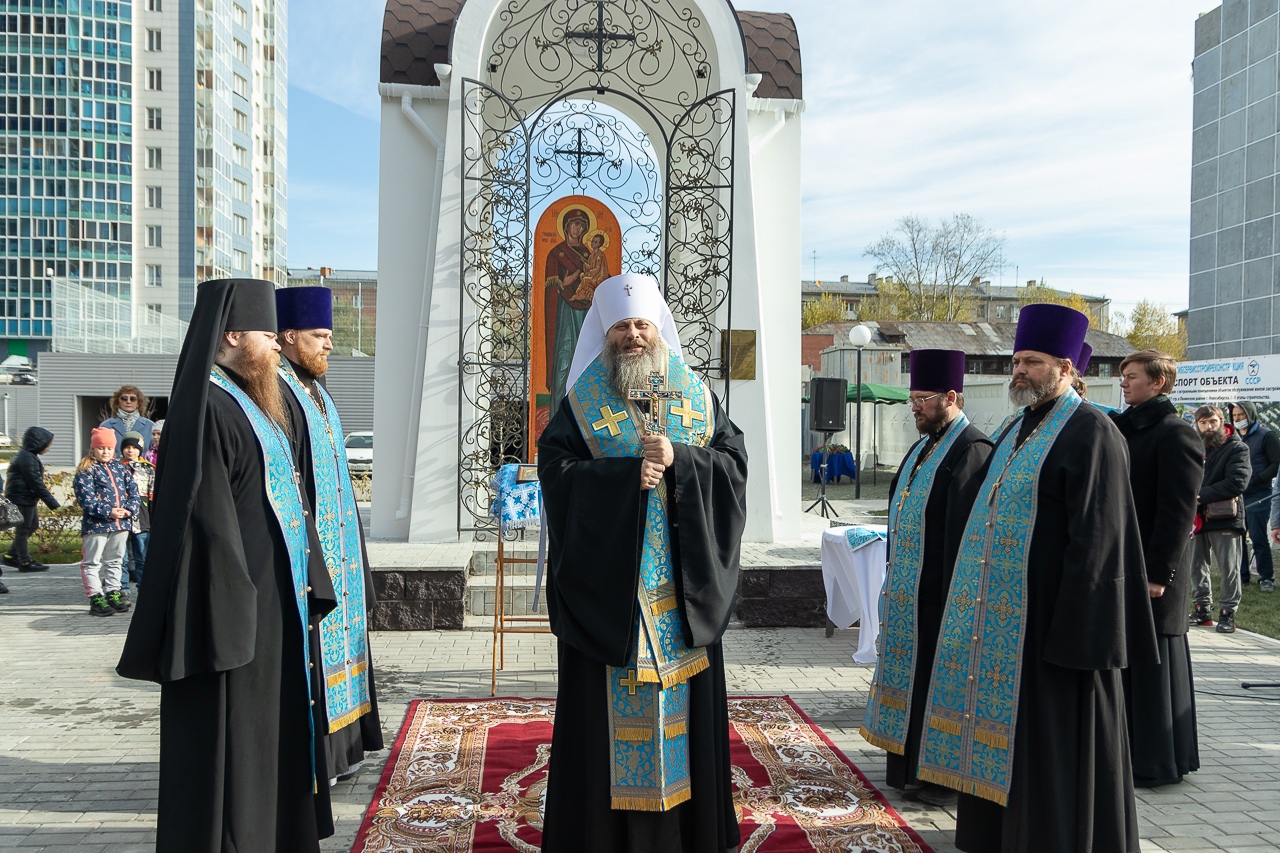 В Новосибирске освящена часовня в честь иконы Божией Матери "Тихвинская"