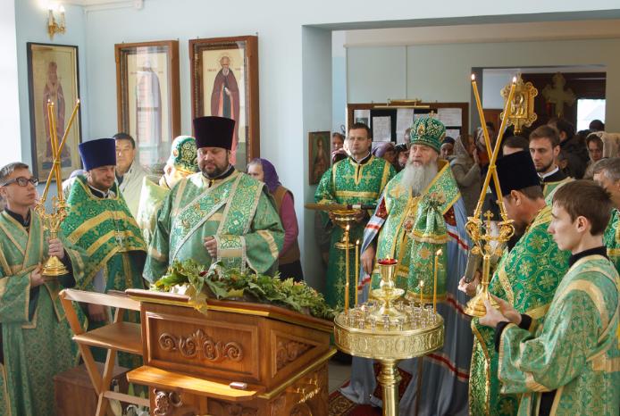 Престольный праздник в храме во имя преподобного Олега Брянского